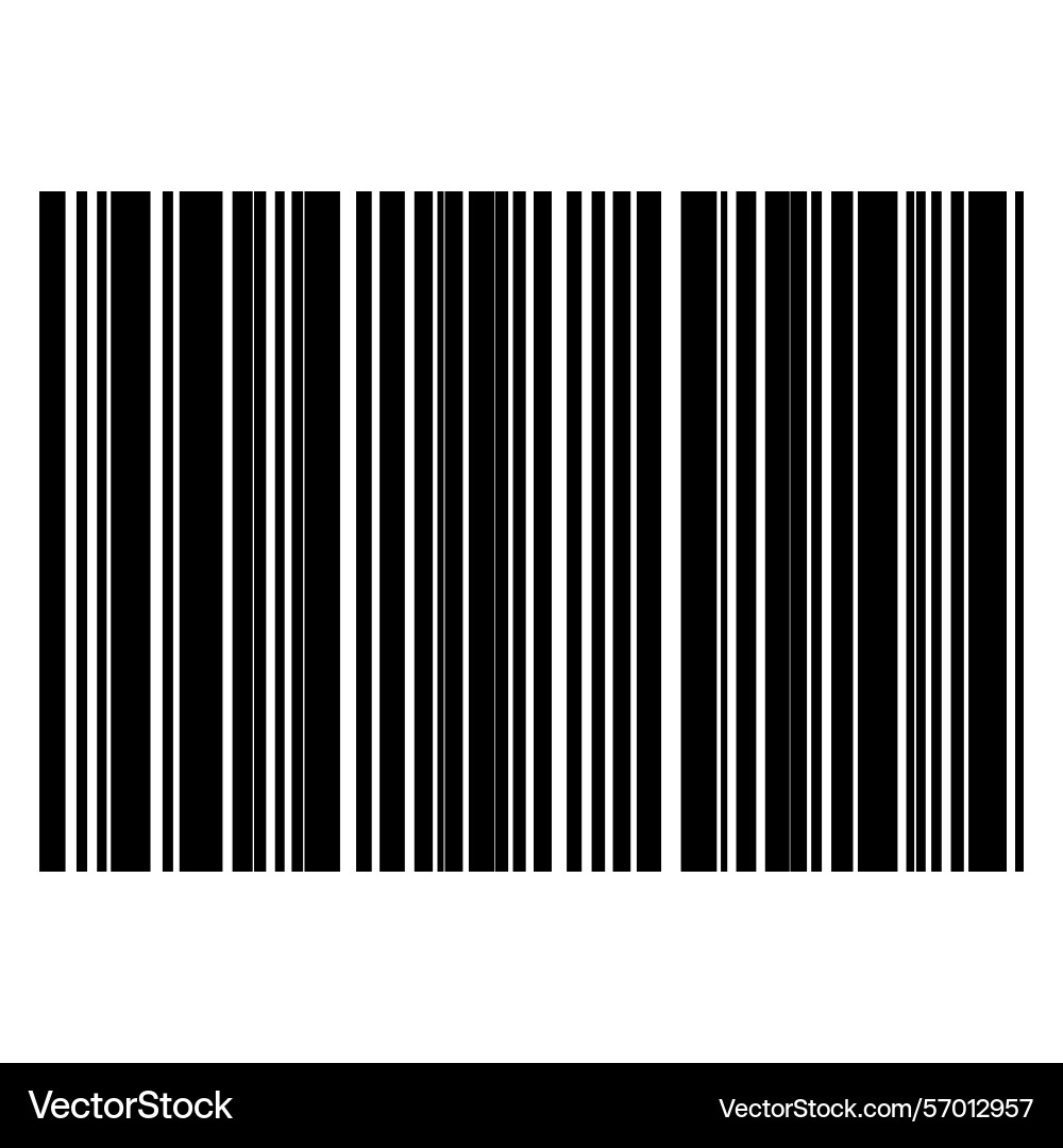 Barcode isolated on color background code stripes Barcode isolated on color background code stripes vector image