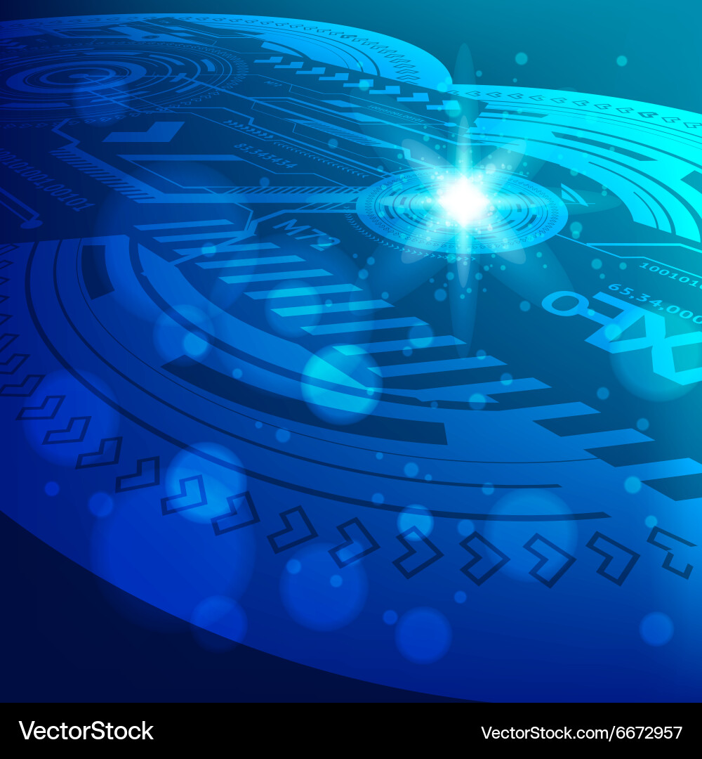 Digital Circuit Background vector image
