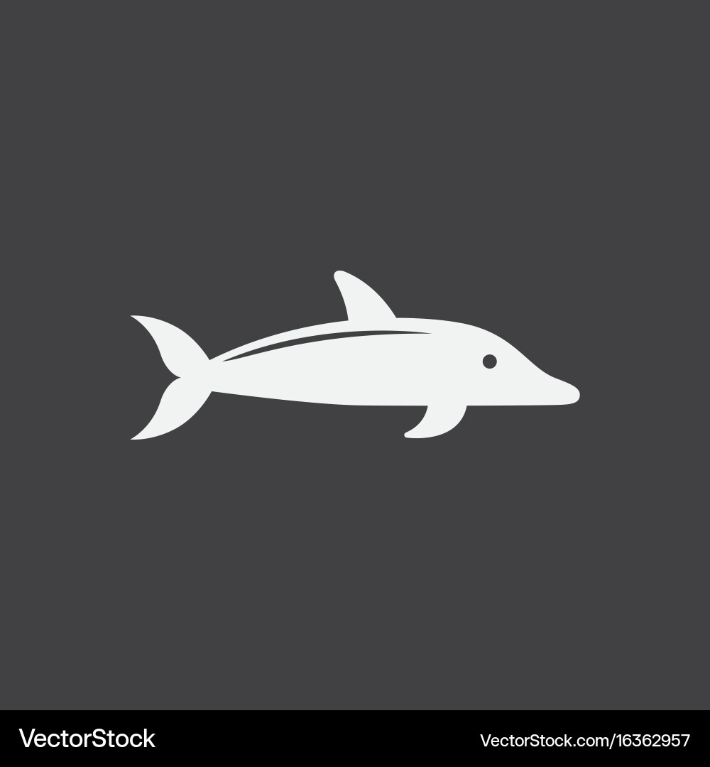 Dolphin delphinus delphis Vector Image