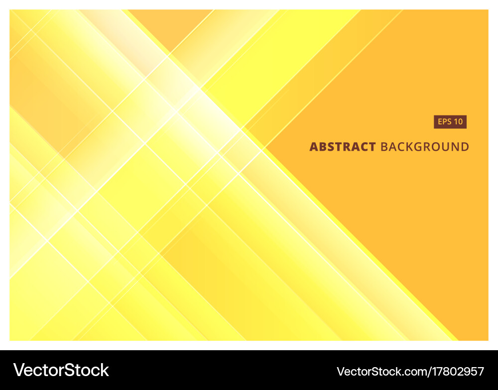Dynamic Diagonal Yellow Background vector image