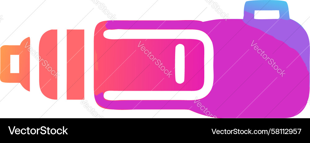 Dynamic Gradient Camera Icon Vector Image