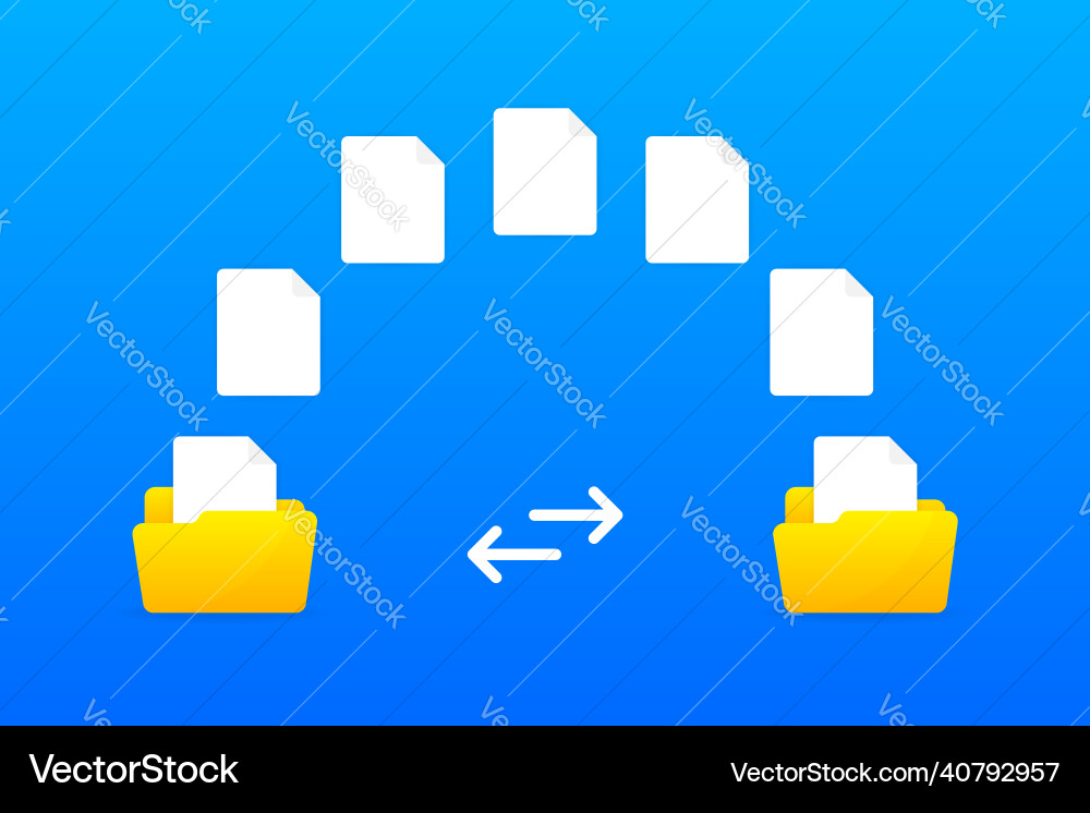 File transfer encrypted form concept for remote vector image