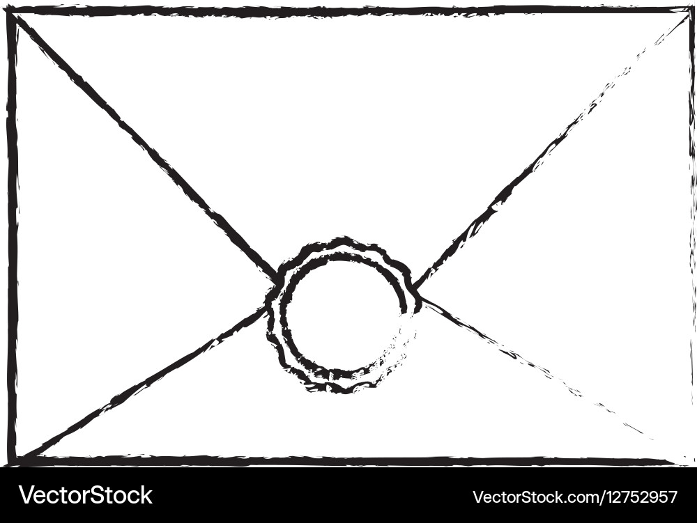 Message envelope mail icon image vector image