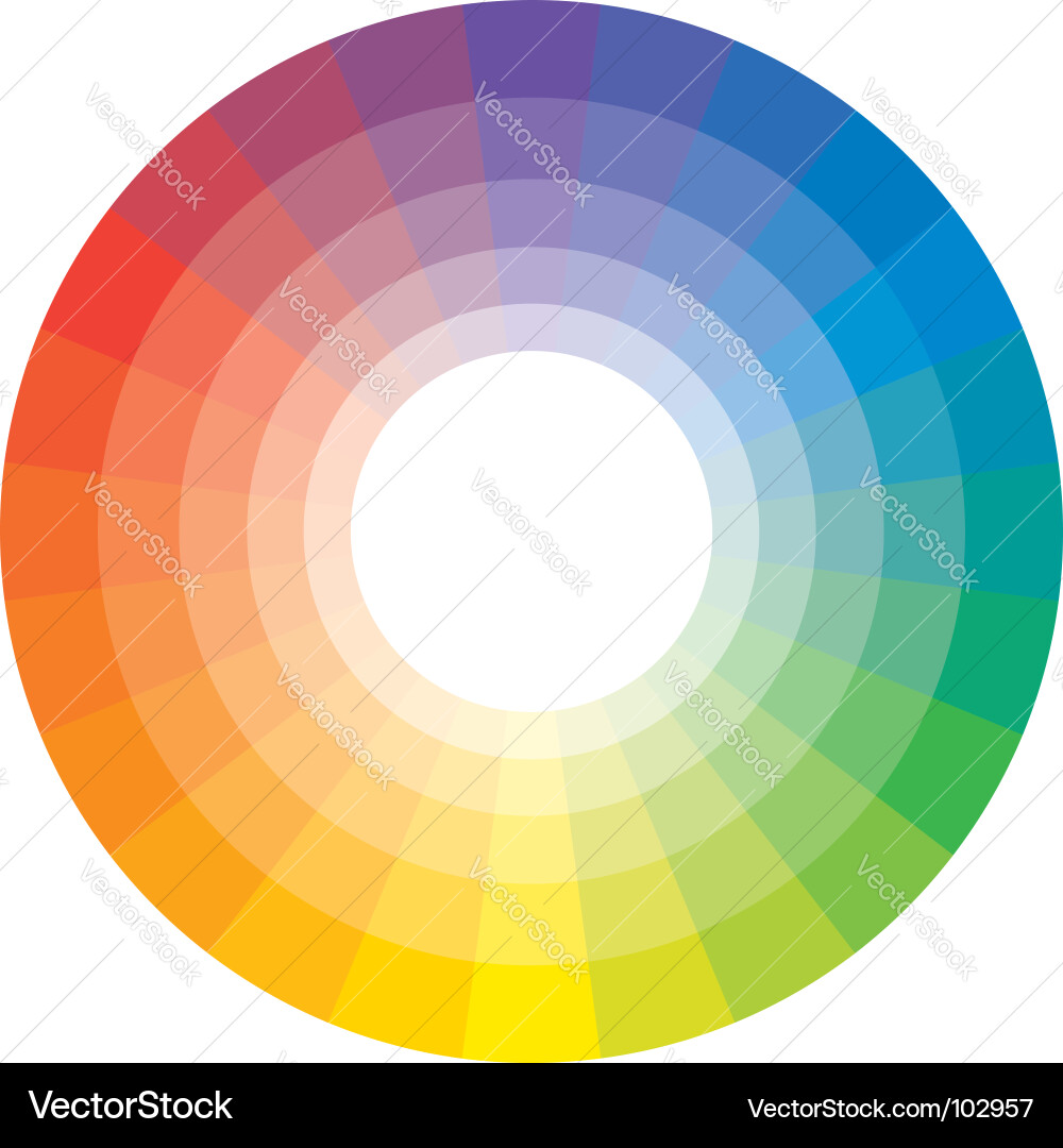 Spektralkreis - Sheave Color Wheel Vektorbild