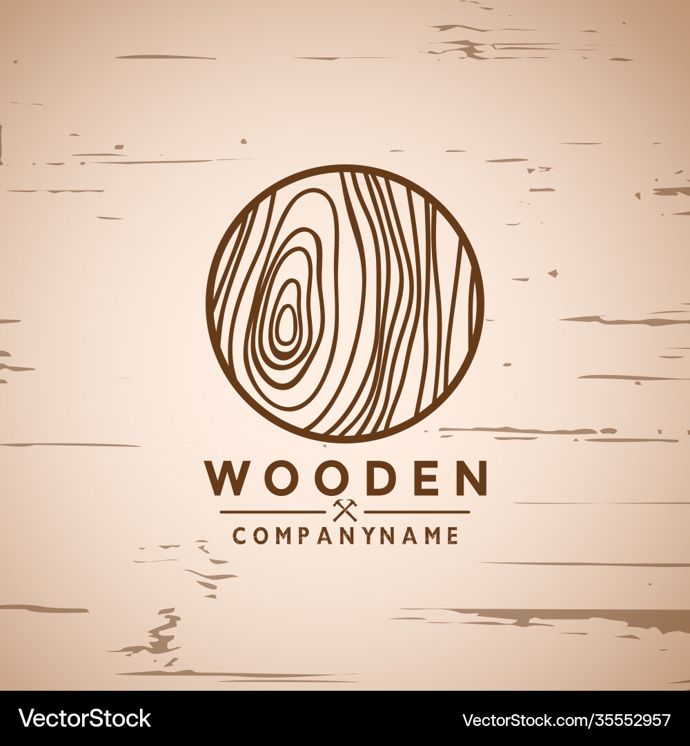 Woodworking Logo Template – Royalty-Free Vector | VectorStock, image size:1000x1080