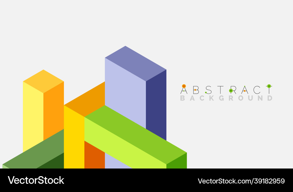 Abstract background 3d cubes cubic elements Abstract background 3d cubes cubic elements vector image