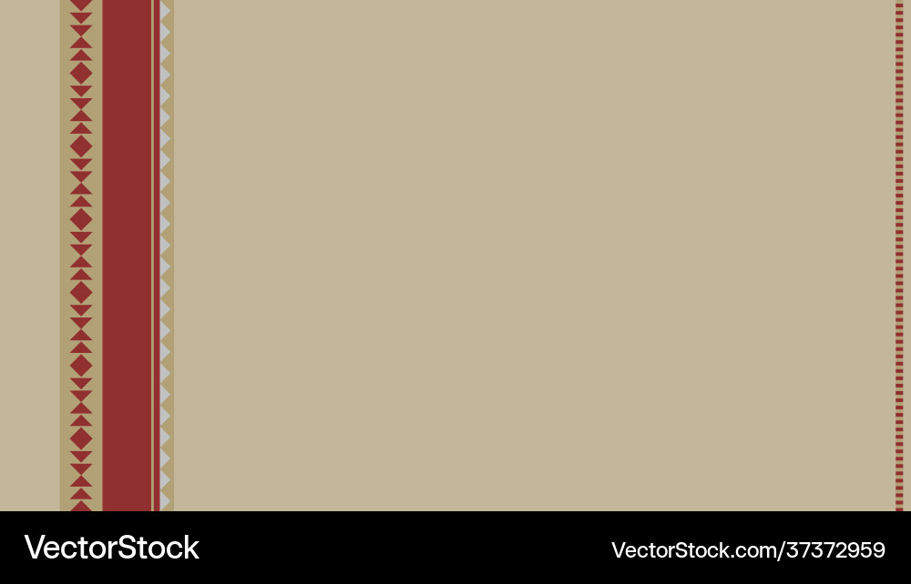 Ethnic pattern background with copy space for text Vector Image