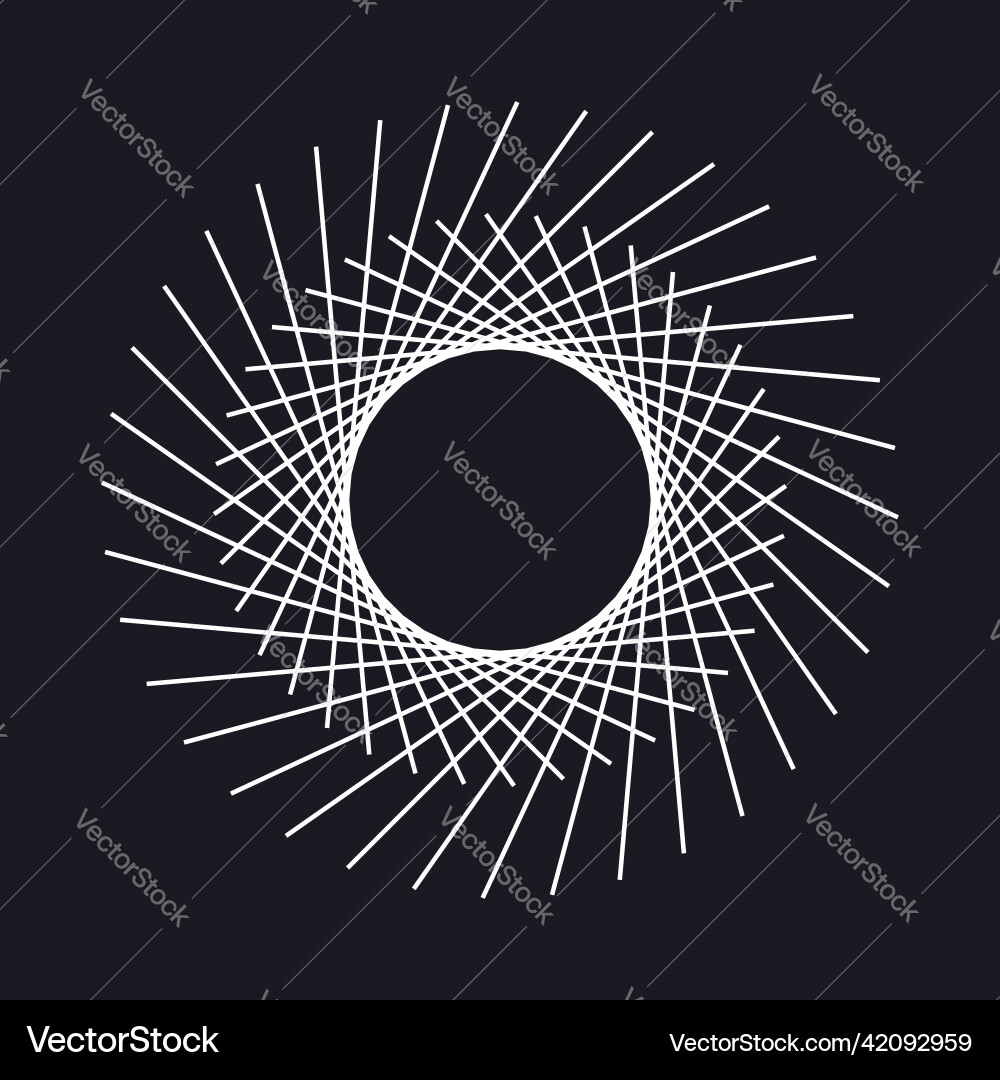 Geometric abstract circle element design Geometric abstract circle element design Vector Image