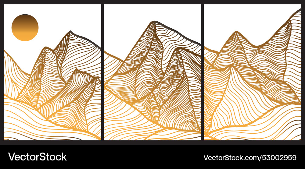 Japanese background with line wave pattern Vector Image