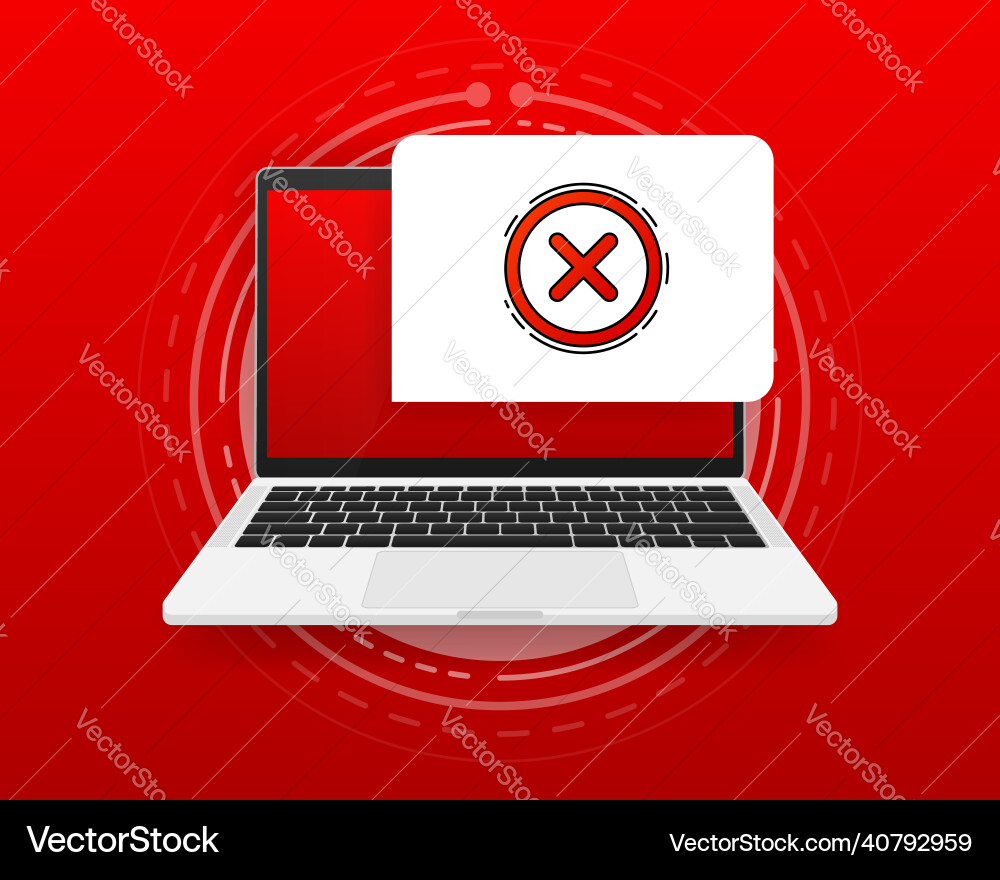 Not verification message envelope Not verification message envelope vector image
