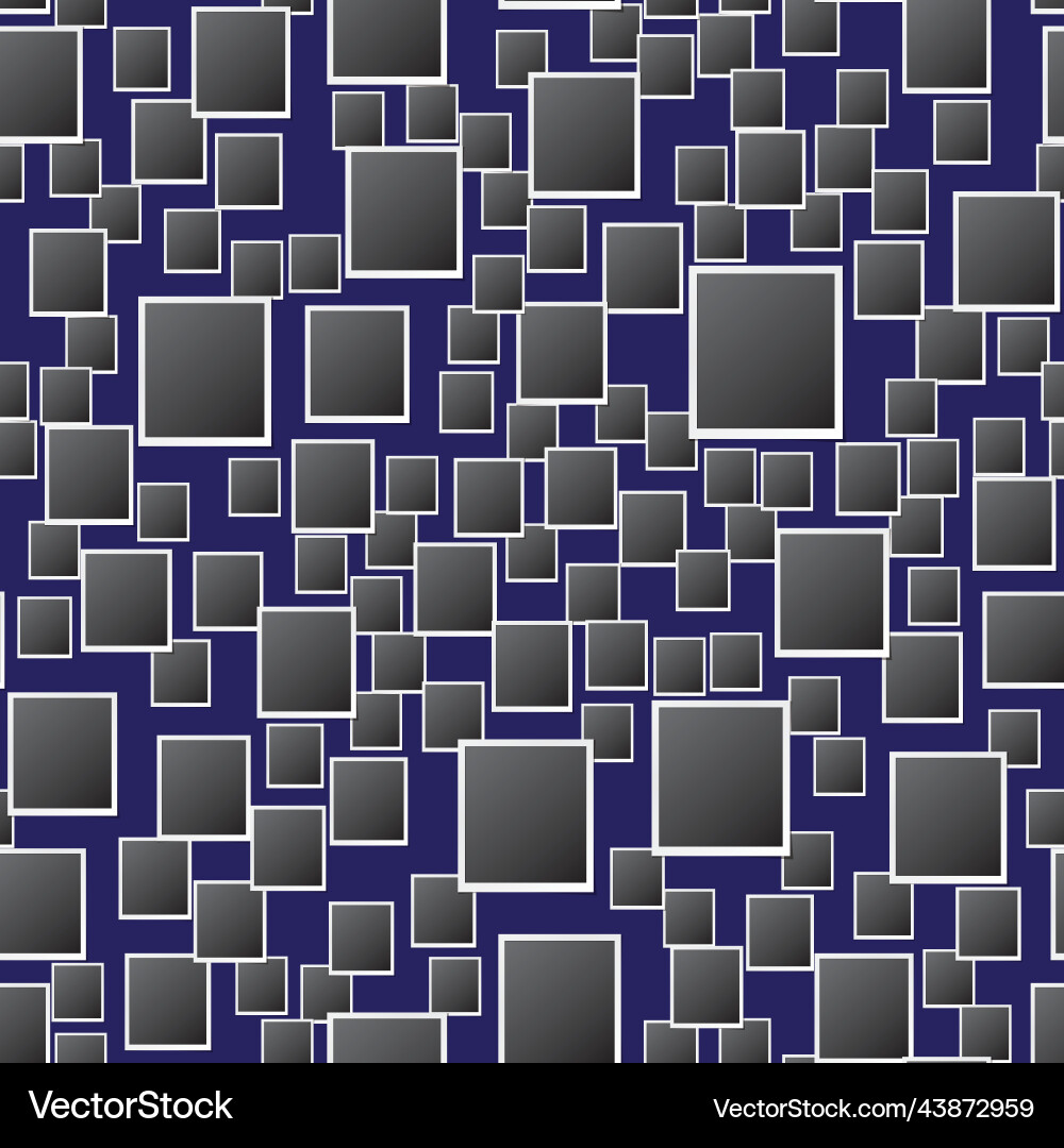 Retro photo frames seamless pattern Retro photo frames seamless pattern vector image