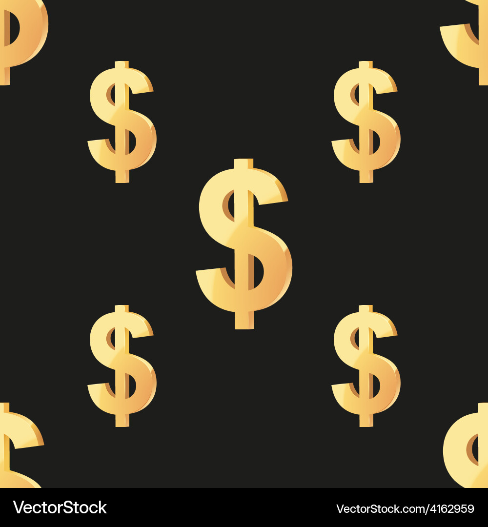 Universal seamless patterns tiling finance vector image
