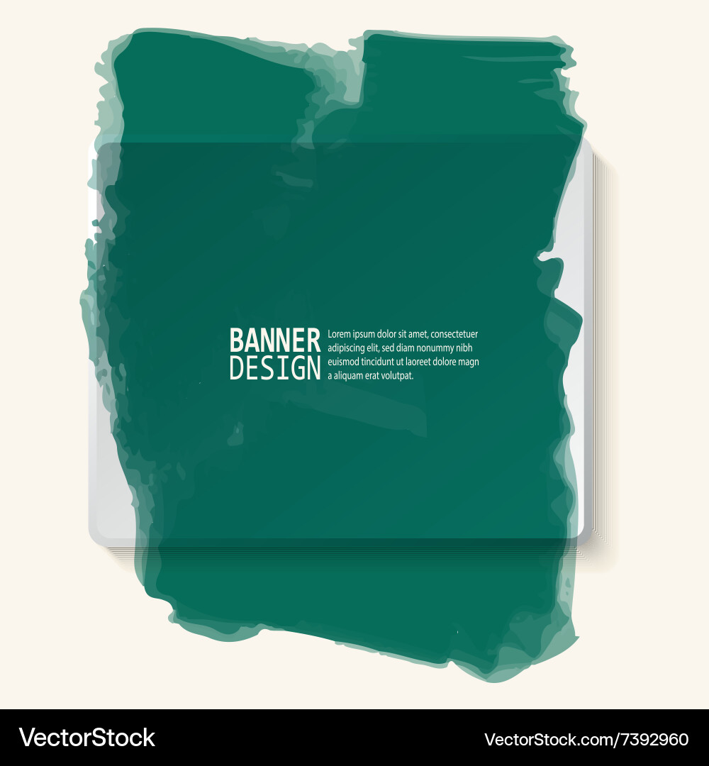 Abstract artistic background with paint element Vector Image