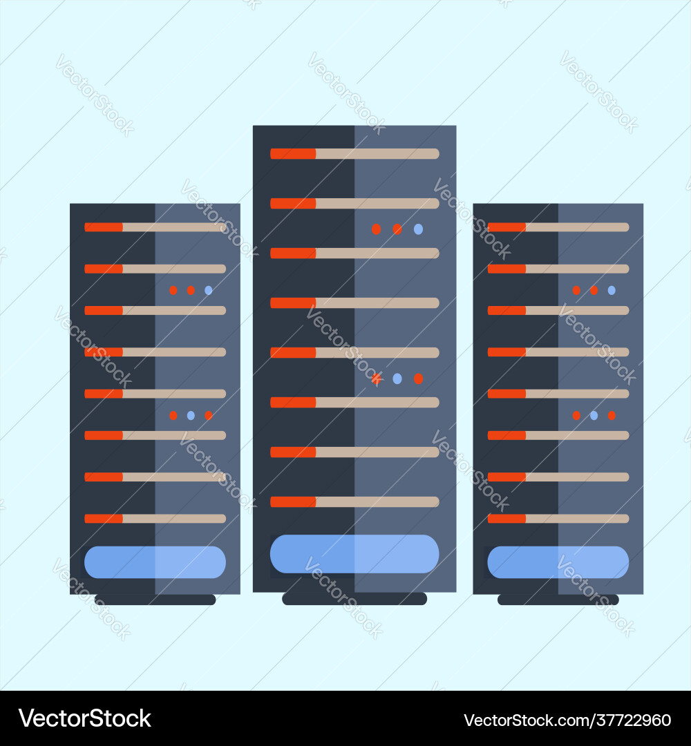 Data processing icon Vector Image