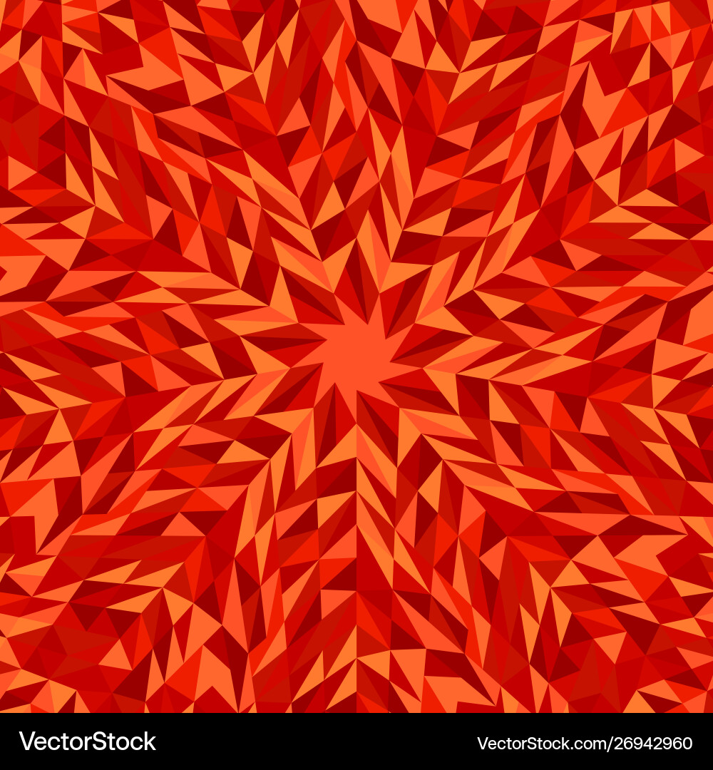 Dynamic hypnotic radial tiled pattern mosaic Vector Image