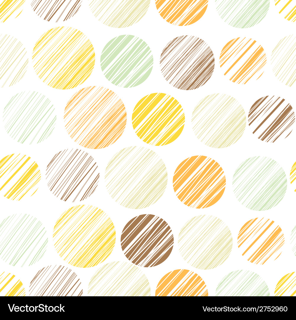 Seamless pattern with circle elements Vector Image
