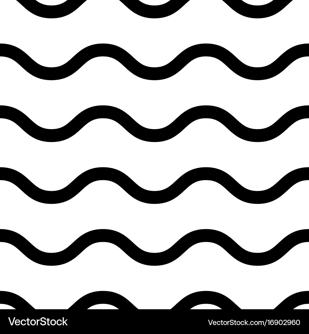 Zigzag Wave Pattern vector image