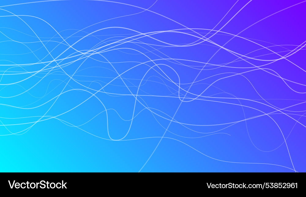 Abstract gradient background with wave beams vector image