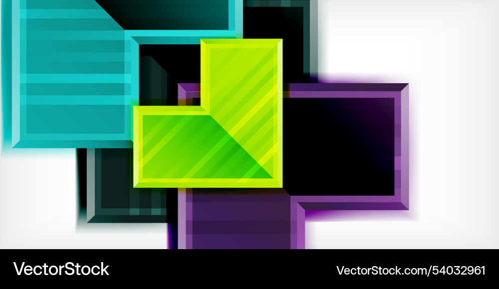 Arrow symbols created with 3d effects and line Vector Image