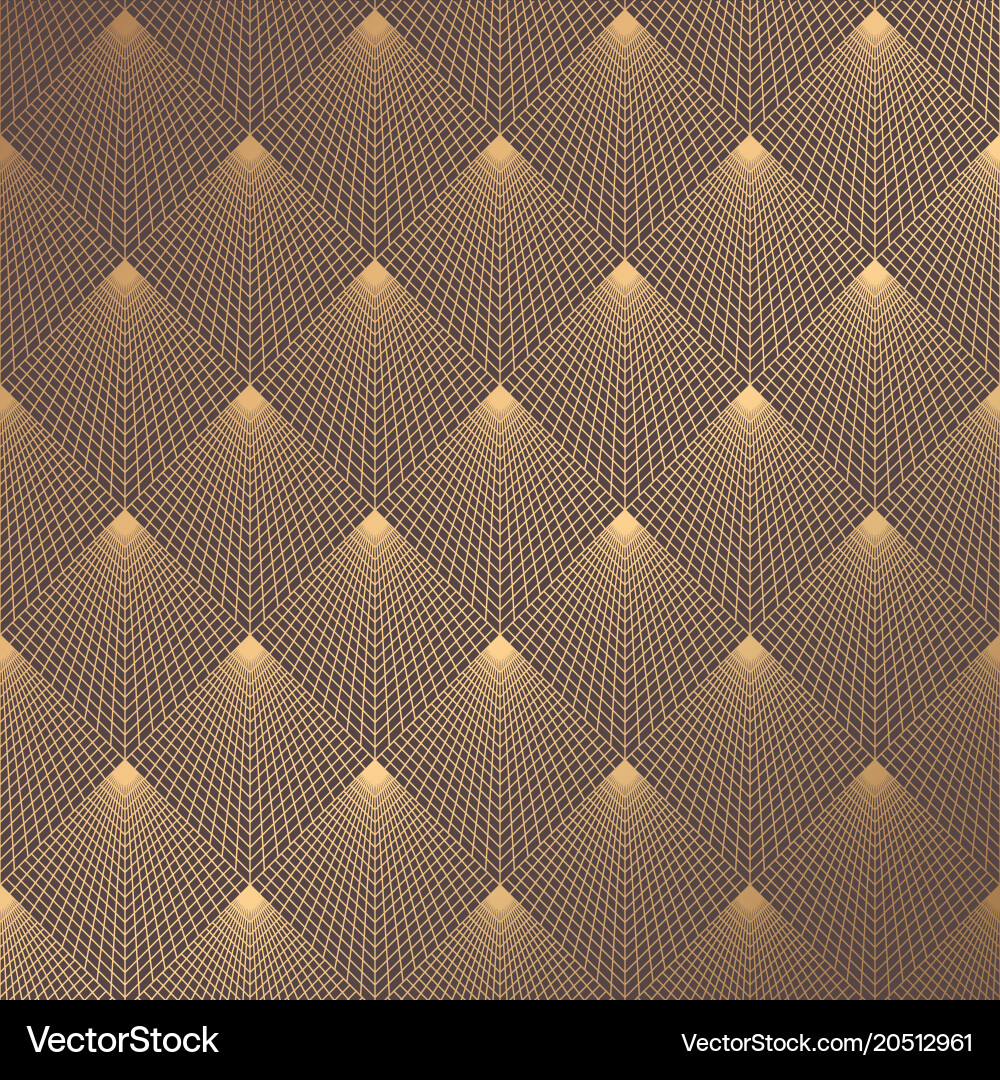 Art deco pattern vector image