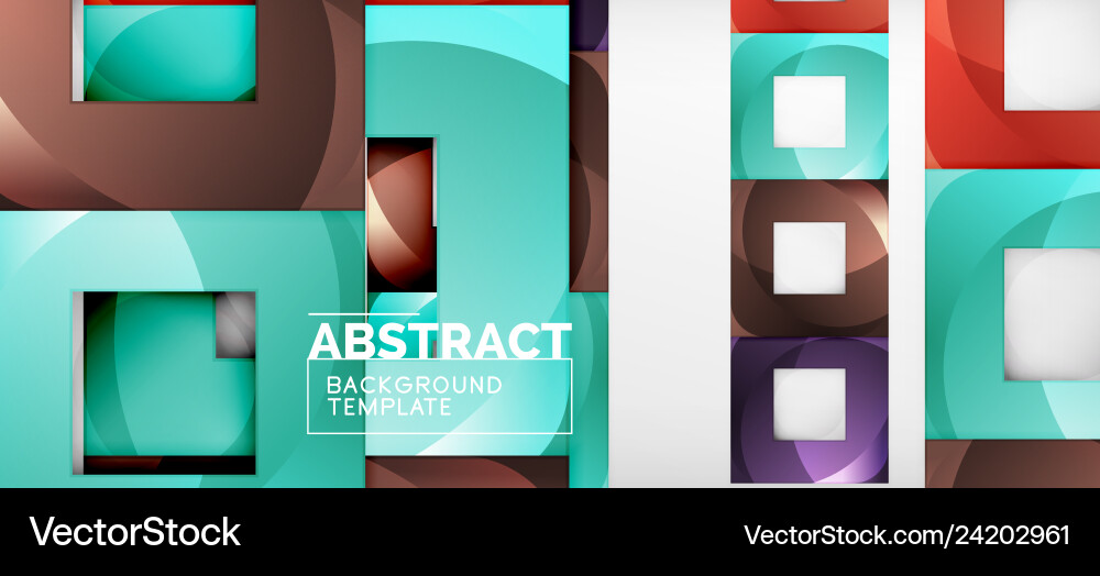 Background with color squares composition modern Background with color squares composition modern Vector Image