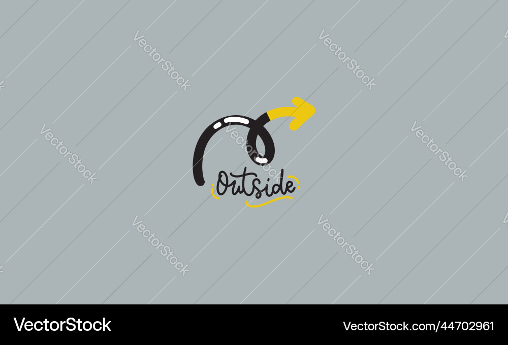 Hand drawn arrow flat design Vector Image