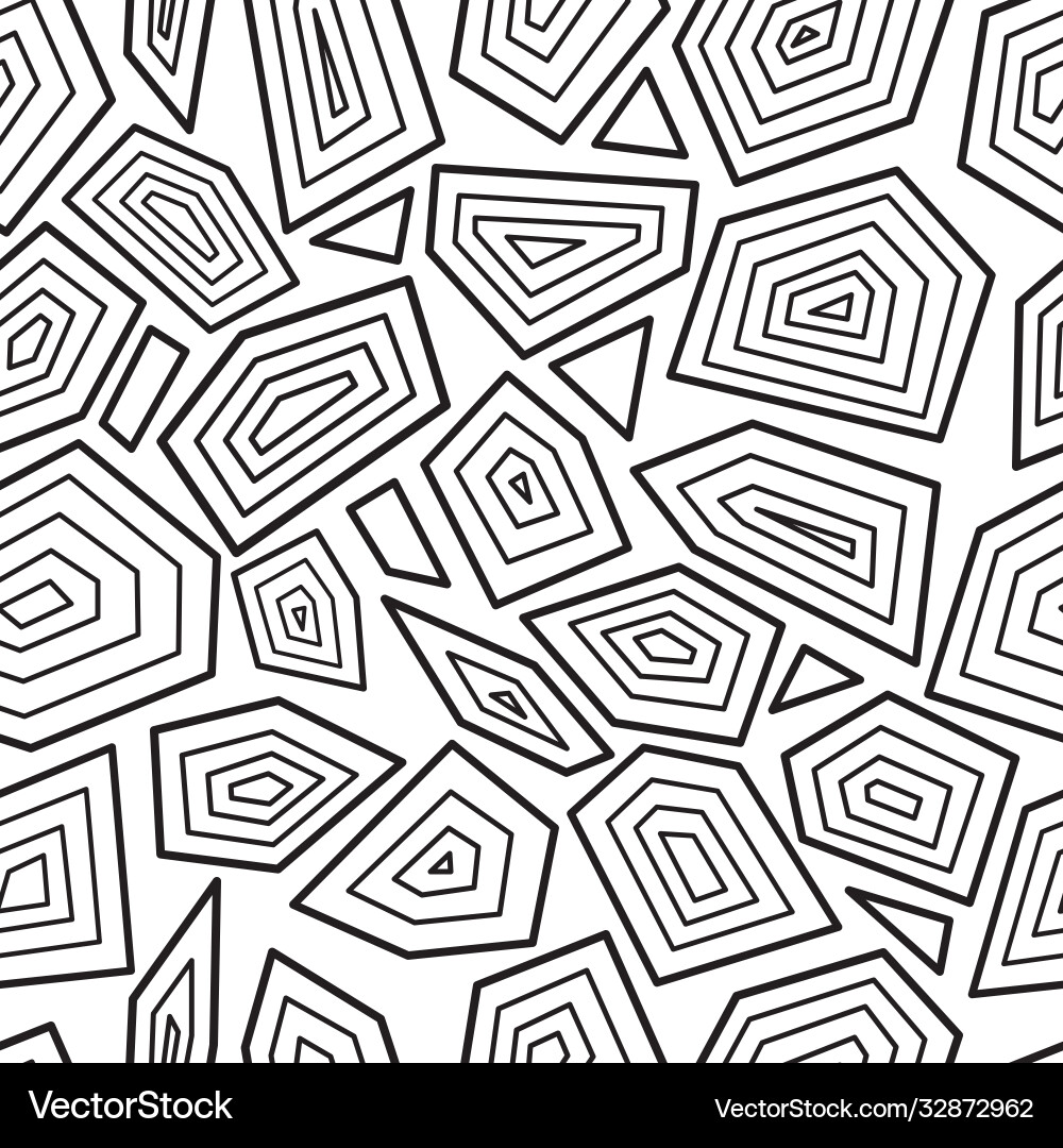 Black and white seamless pattern with random Black and white seamless pattern with random vector image