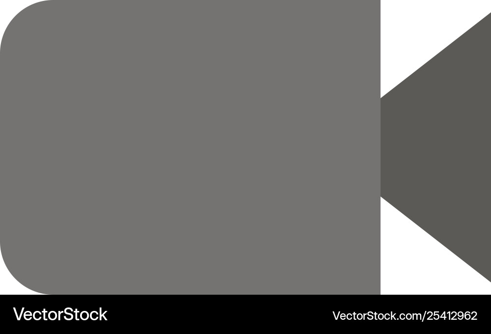 Camera image basic ui flat color icon banner Vector Image