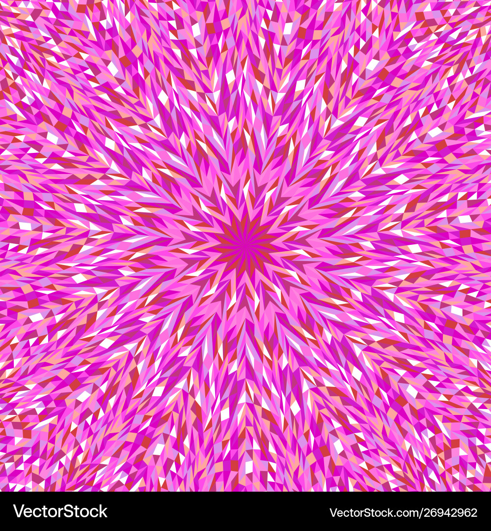 Dynamic colorful tiled triangle mosaic background vector image