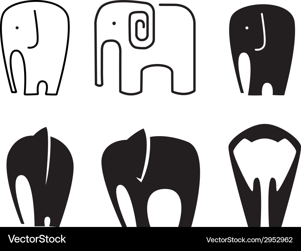 Elephant icon Royalty Free Vector Image - VectorStock