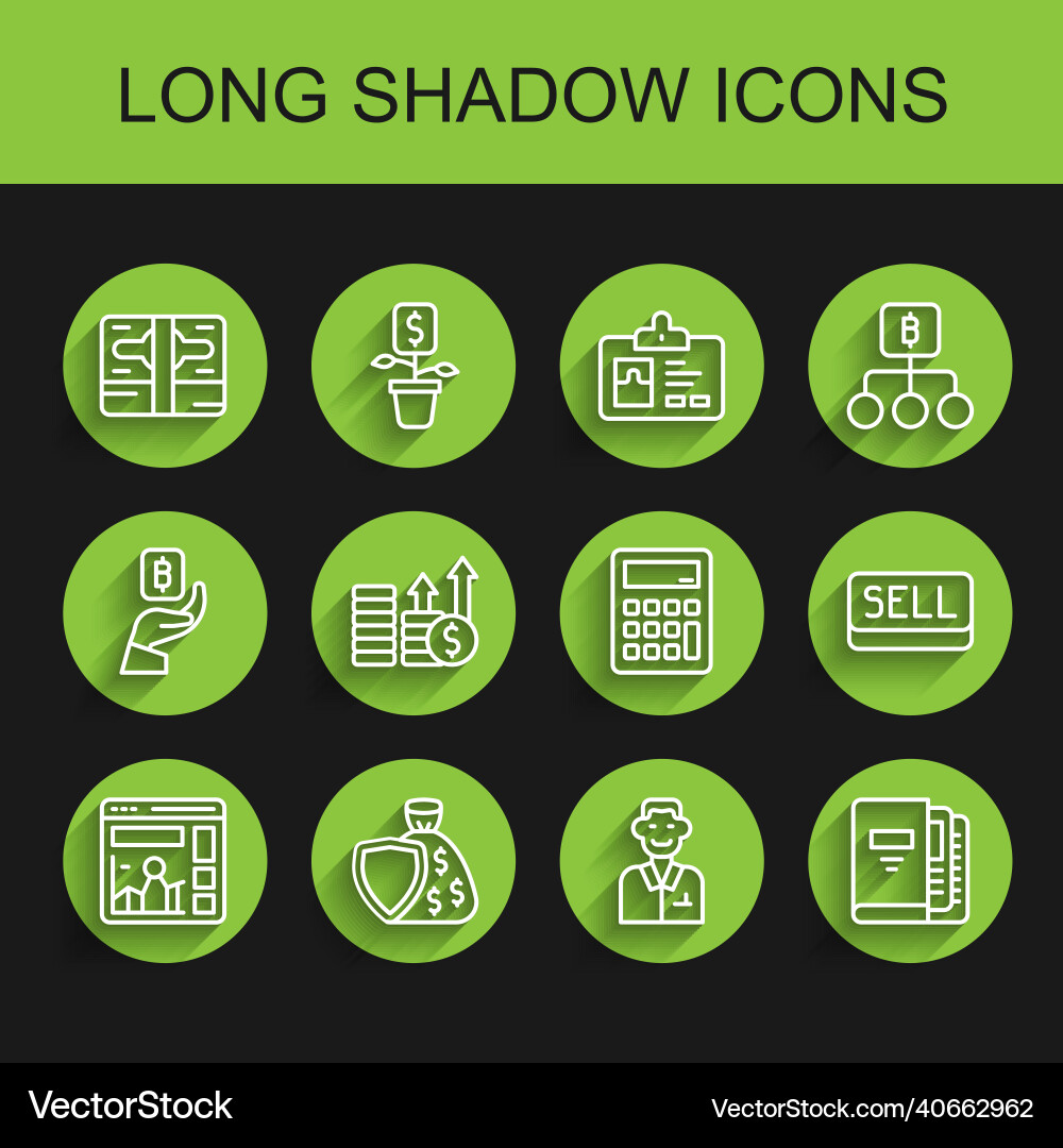 Set line website with growth graph shield Set line website with growth graph shield vector image