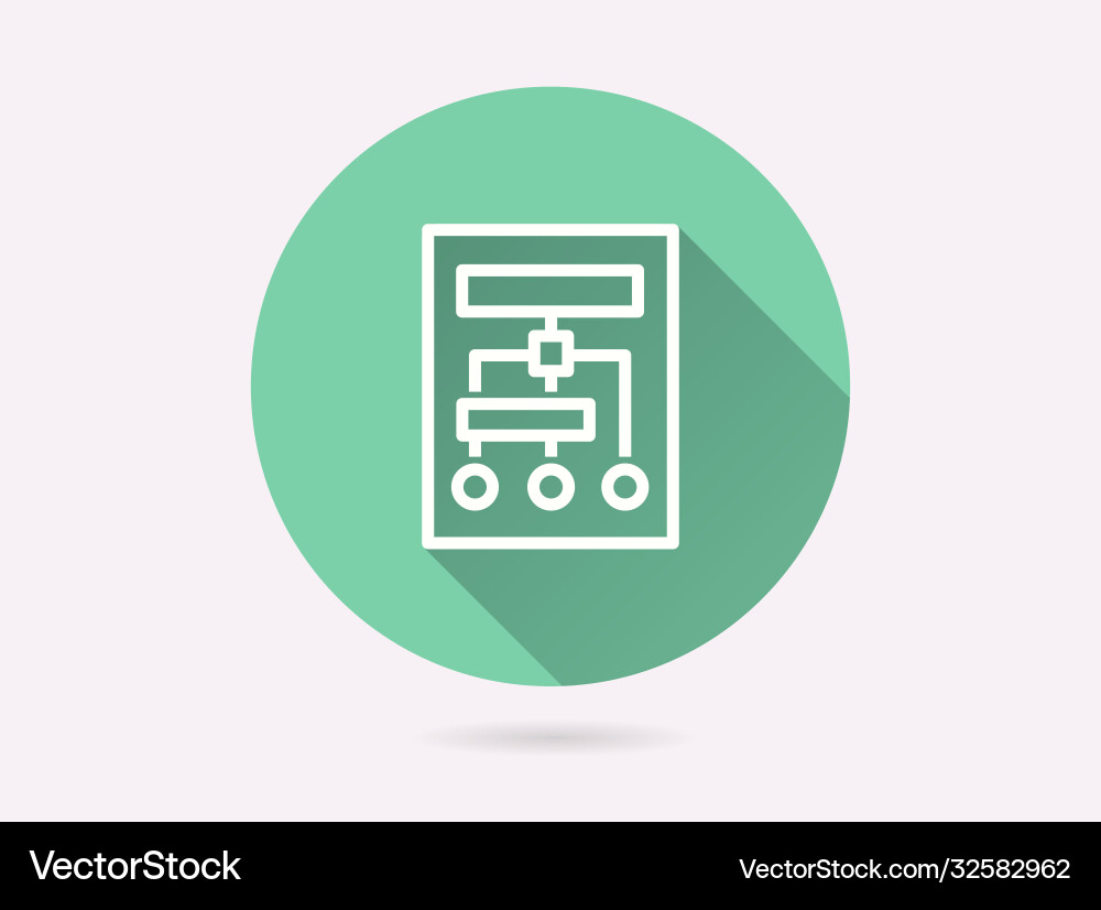 Wireframe icon for graphic and web design vector image