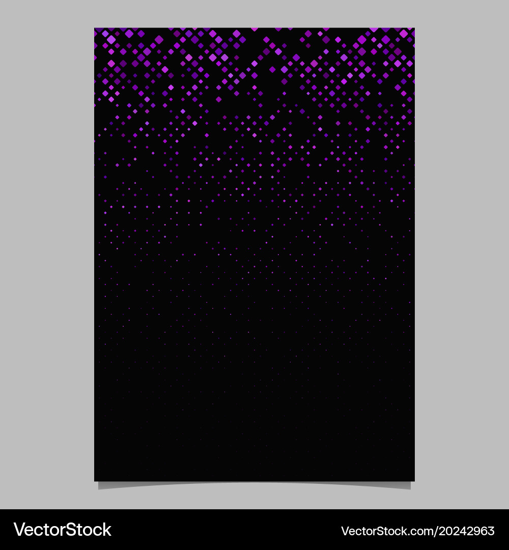 Abstract diagonal square pattern flyer background Vector Image