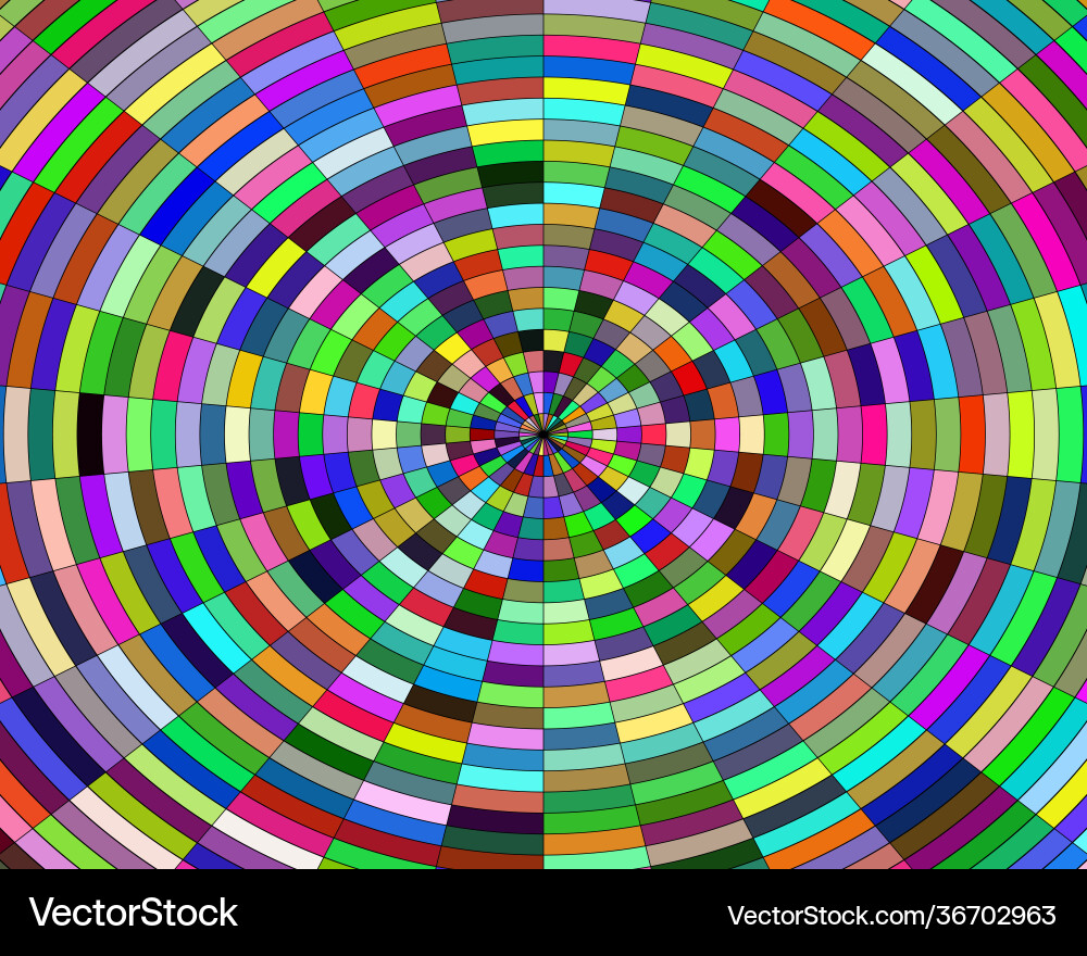 Background abstraction in a circle Vector Image