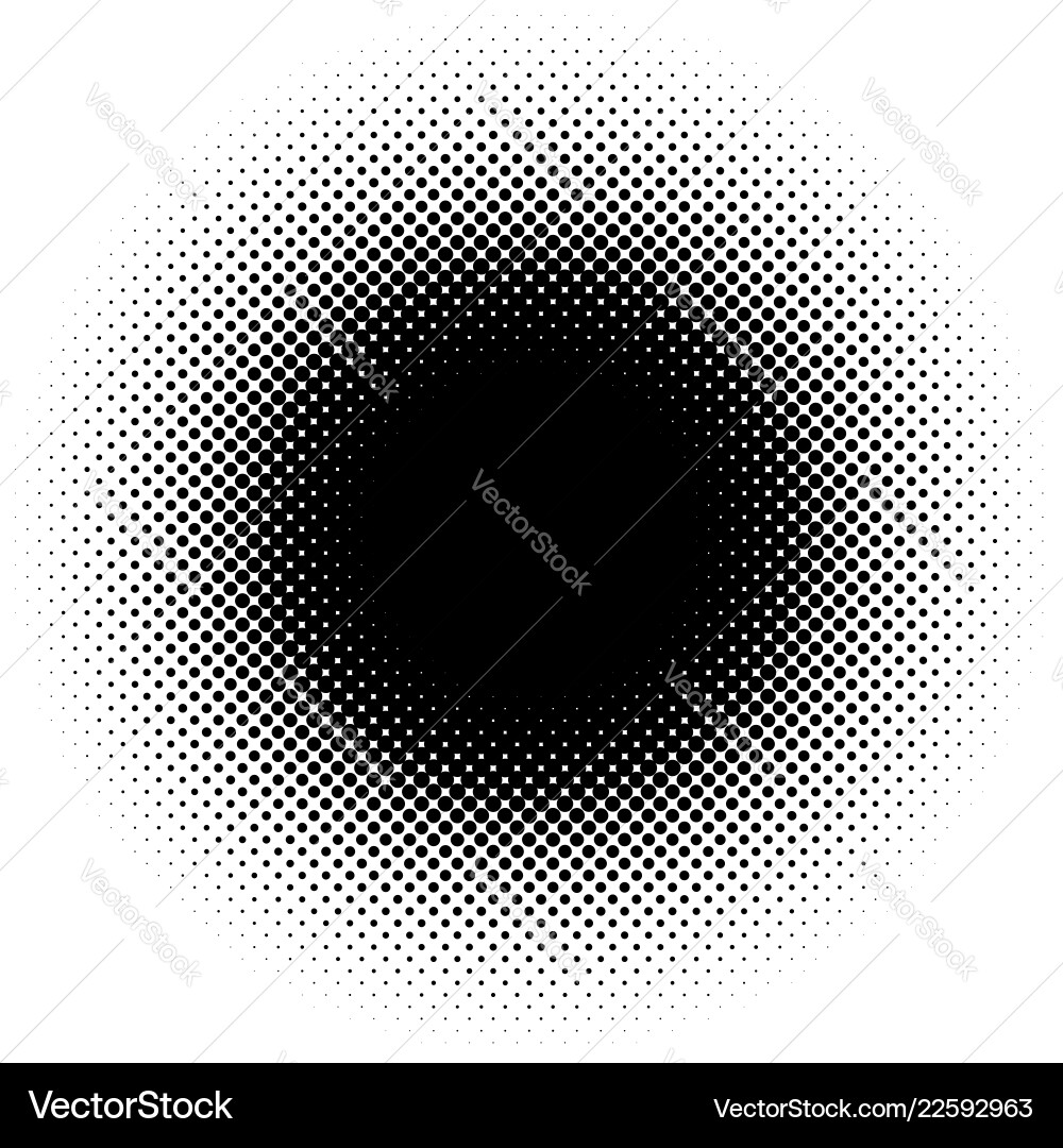 Halftone element circular pattern specks Halftone element circular pattern specks vector image