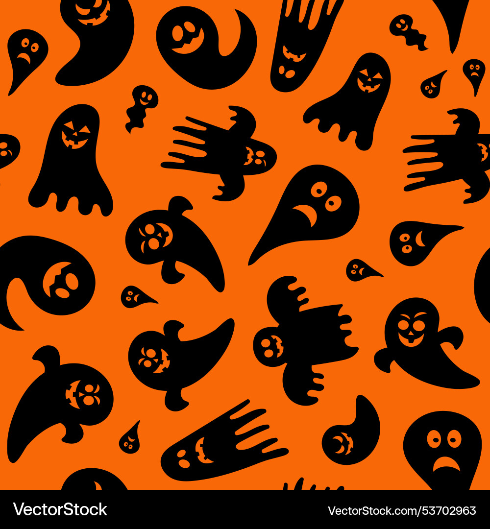 Seamless pattern for halloween design Vector Image