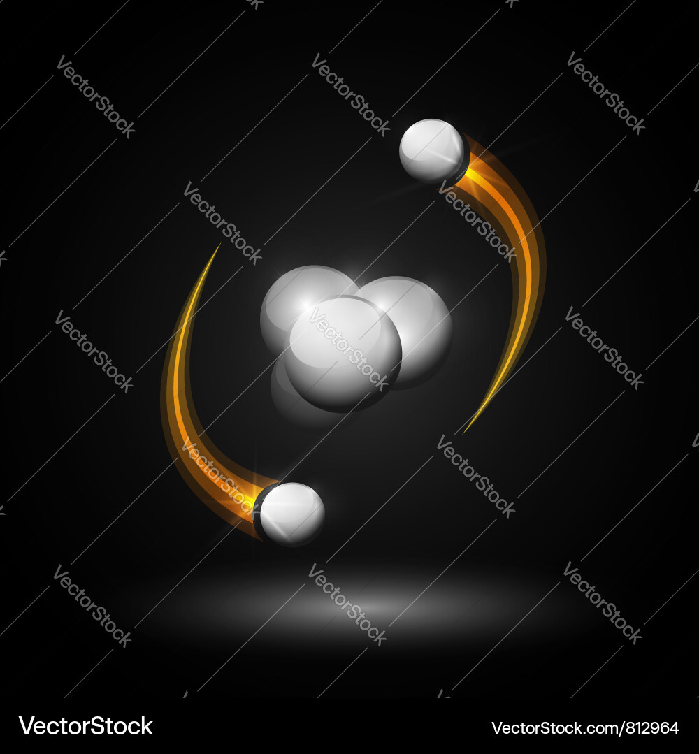 Atomic Structure Concepts vector image