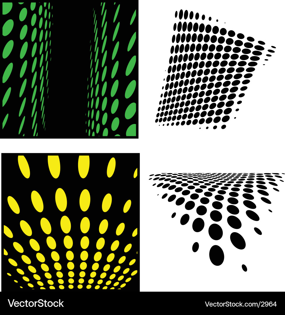 Halftone Dot Pattern vector image