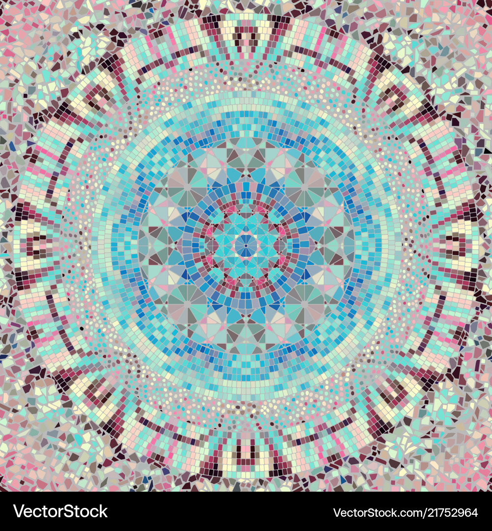 Seamless mosaic pattern Vector Image