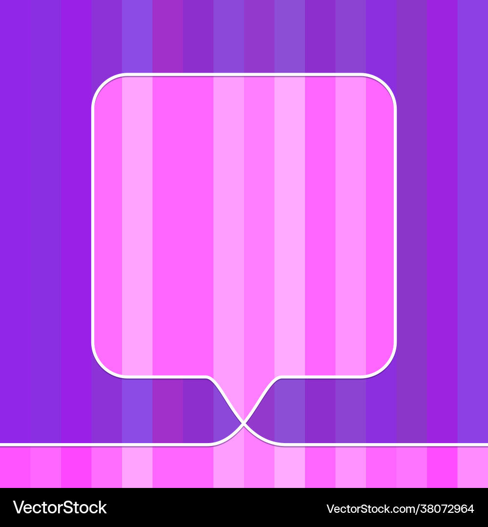 Square speech bubble made one continuous line Square speech bubble made one continuous line Vector Image