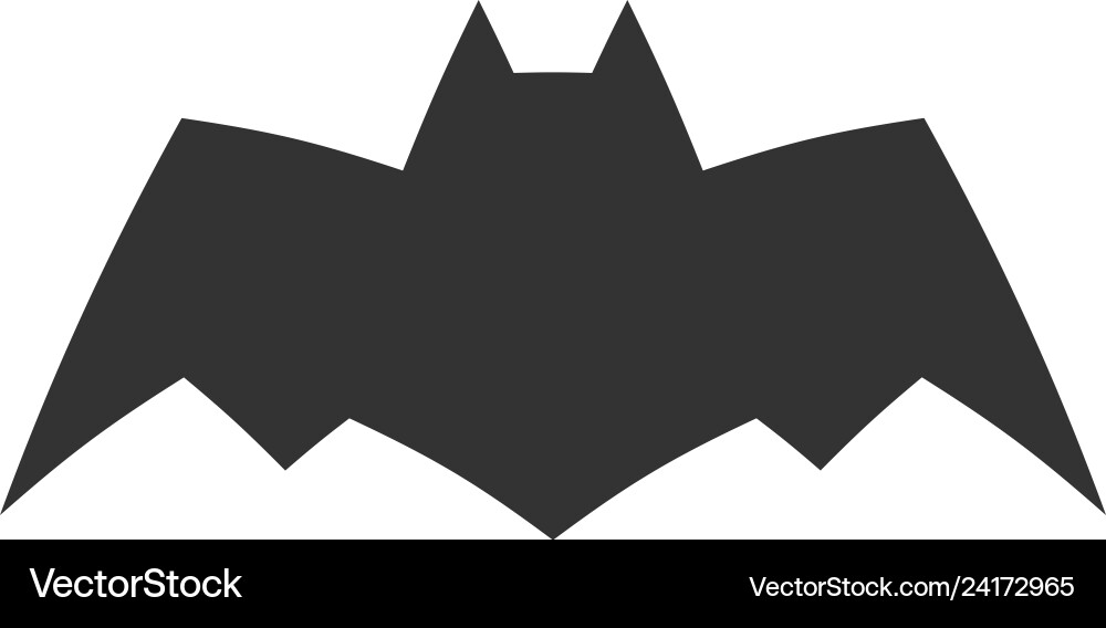 Bat animal icon design template isolated Vector Image