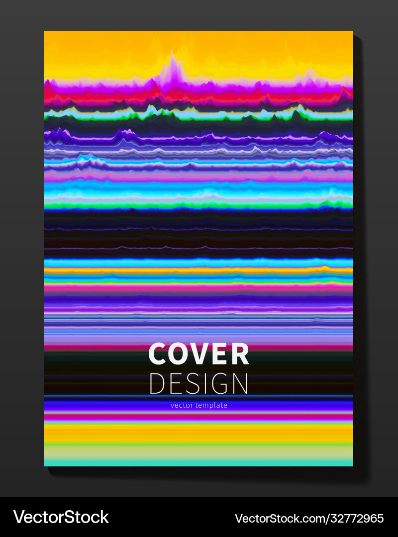 Cover design template with gradient color Cover design template with gradient color vector image