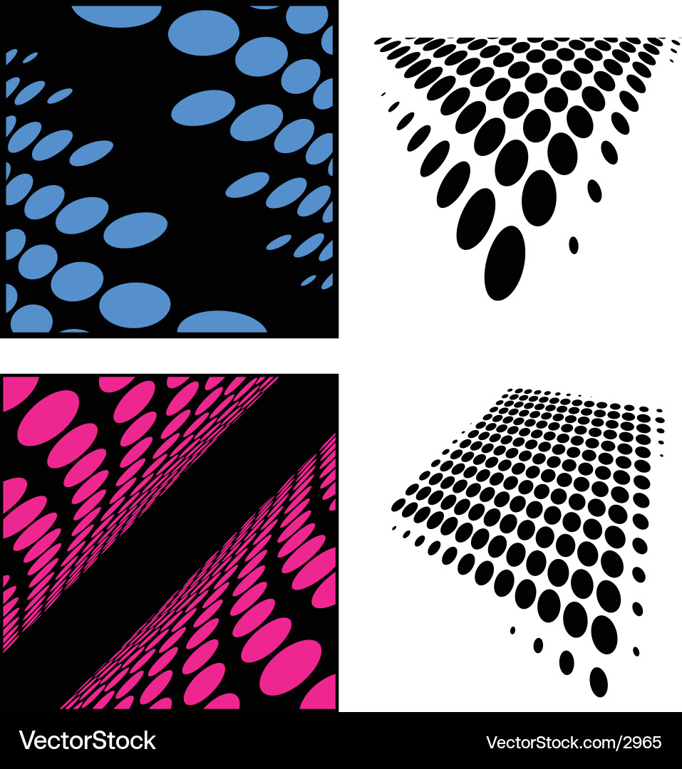 Halftone Pattern Background vector image
