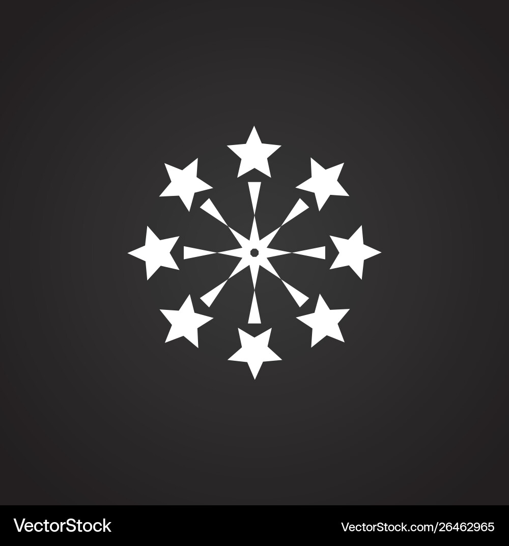 Sparkle icon on background for graphic and web Sparkle icon on background for graphic and web vector image
