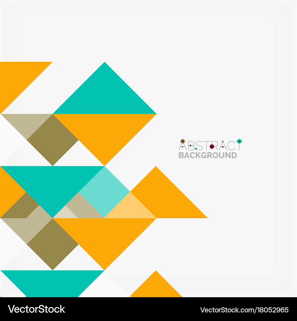 Triangle pattern design background Vector Image