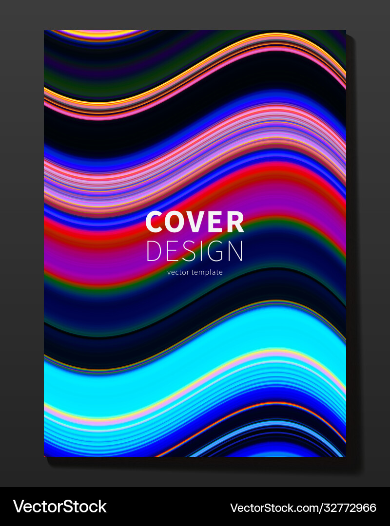 Cover design template with gradient color Cover design template with gradient color vector image