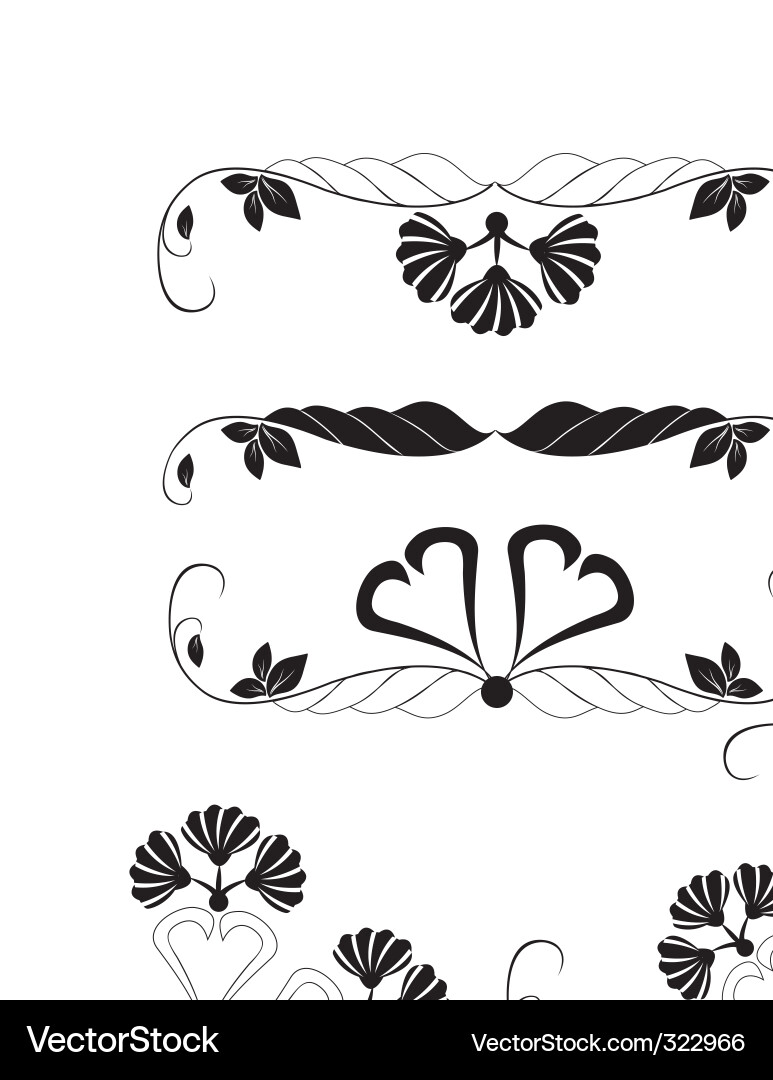 Design elements vector image