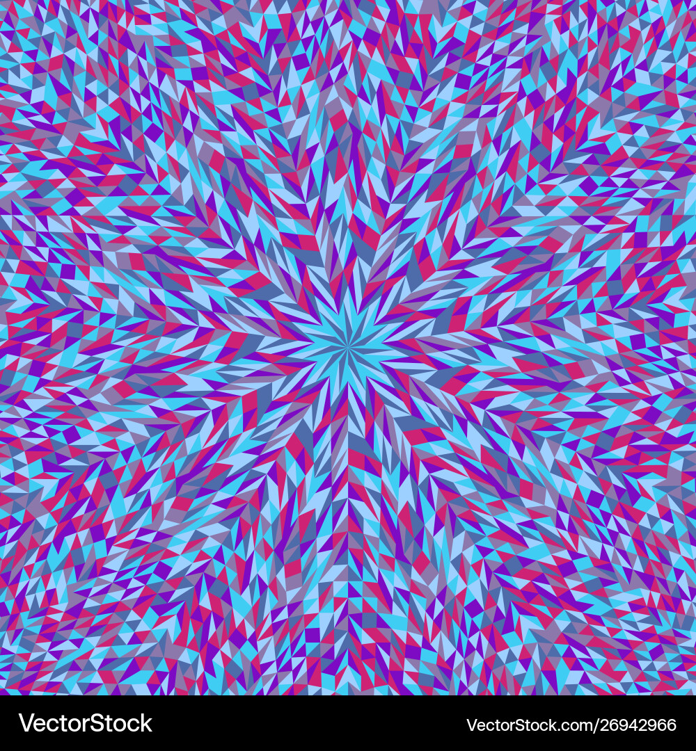 Geometrical dynamic abstract round tile pattern vector image