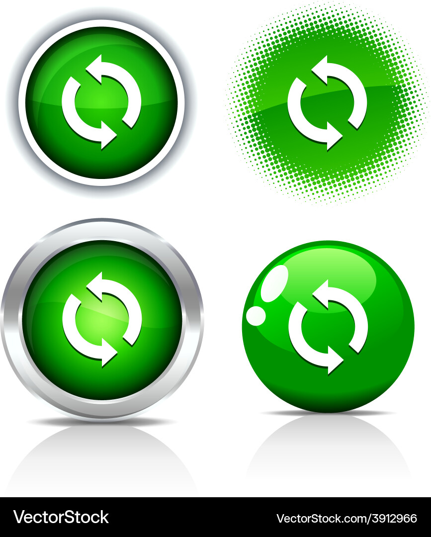 Refresh buttons Vector Image