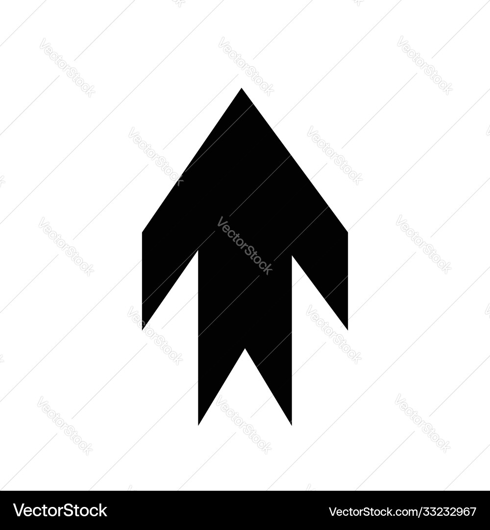 Arrow icon cursor button label next page web vector image